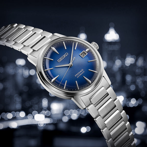 Seiko Presage SRPJ13 – Blue Dial Stainless Steel