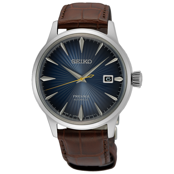 Seiko Presage SRPK15 – Blue Dial Leather Strap