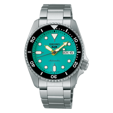 Seiko 5 Sports SRPK33 – Green Dial Stainless Steel Bracelet