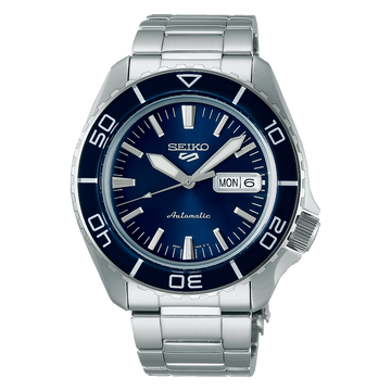 Seiko 5 Sports SRPK97 – Blue Dial Stainless Steel Bracelet