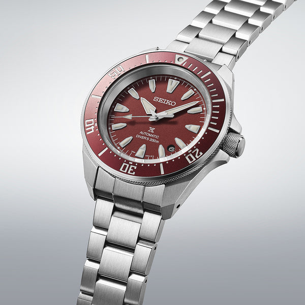 Seiko Prospex SRPL11 – Red Dial Stainless Steel Bracelet