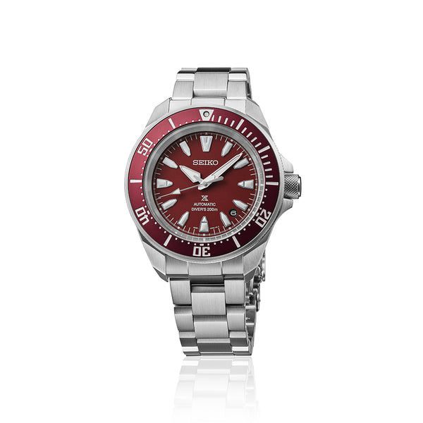 Seiko Prospex SRPL11 – Red Dial Stainless Steel Bracelet