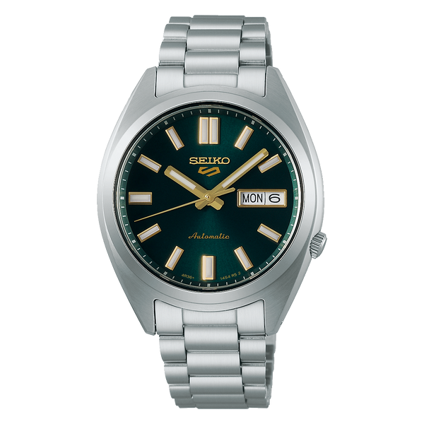 Seiko 5 Sports SRPL57 – Green Dial Stainless Steel Bracelet