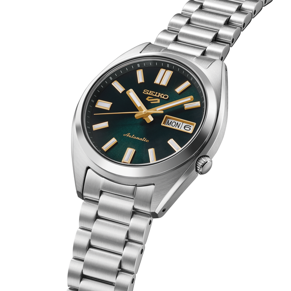 Seiko 5 Sports SRPL57 – Green Dial Stainless Steel Bracelet