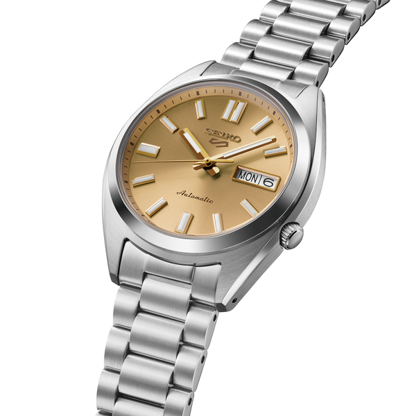 Seiko 5 Sports SRPL59 – Yellow Dial Stainless Steel Bracelet