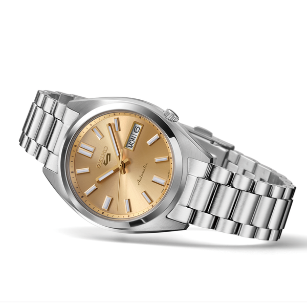 Seiko 5 Sports SRPL59 – Yellow Dial Stainless Steel Bracelet