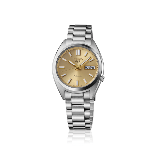 Seiko 5 Sports SRPL59 – Yellow Dial Stainless Steel Bracelet