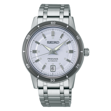 Seiko Presage SRPL73 – Purple Dial Stainless Steel Bracelet