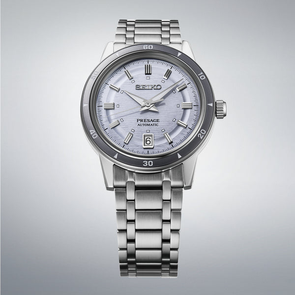 Seiko Presage SRPL73 – Purple Dial Stainless Steel Bracelet