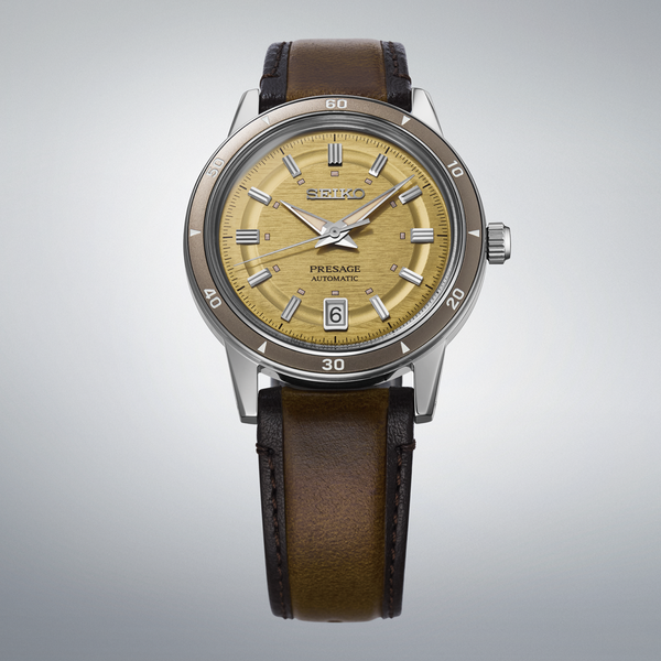 Seiko Presage SRPL75 – Yellow Dial Stainless Steel Bracelet