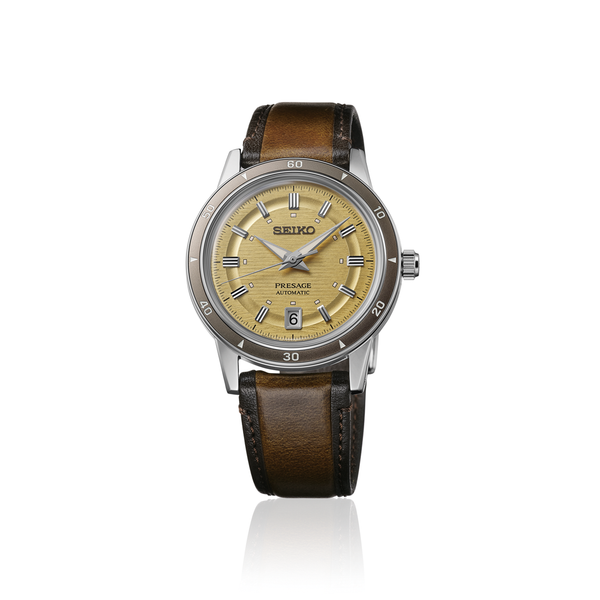 Seiko Presage SRPL75 – Yellow Dial Stainless Steel Bracelet