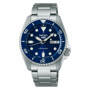 Seiko 5 Sports SRPL77 – Blue Dial Stainless Steel Bracelet