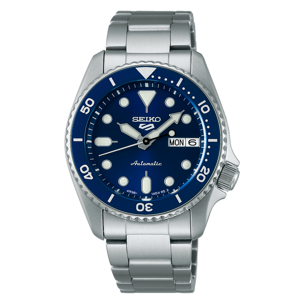 Seiko 5 Sports SRPL77 – Blue Dial Stainless Steel Bracelet