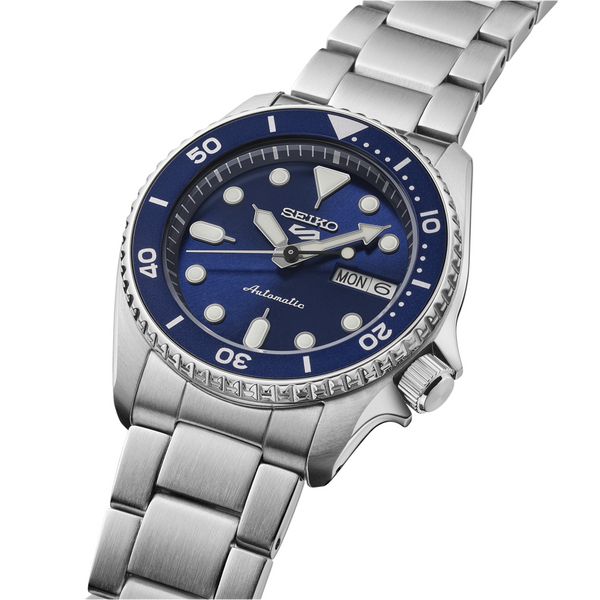 Seiko 5 Sports SRPL77 – Blue Dial Stainless Steel Bracelet