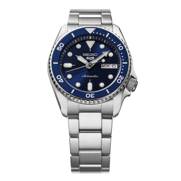 Seiko 5 Sports SRPL77 – Blue Dial Stainless Steel Bracelet