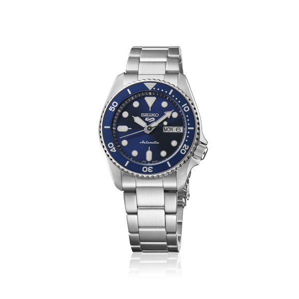 Seiko 5 Sports SRPL77 – Blue Dial Stainless Steel Bracelet