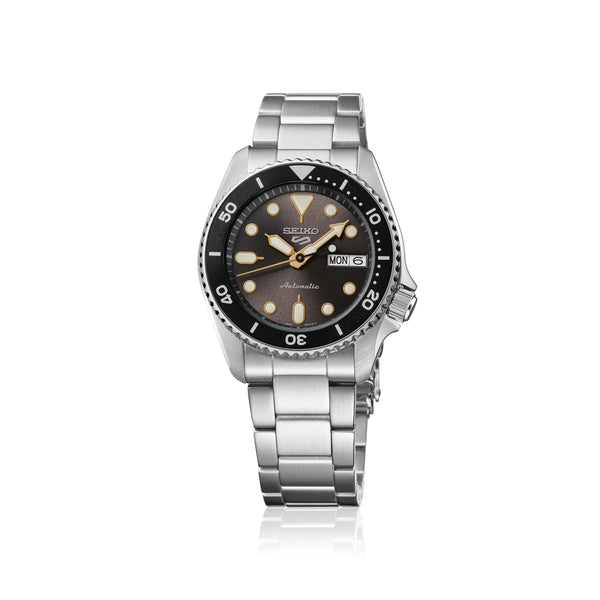 Seiko 5 Sports SRPL79 – Black Dial Stainless Steel Bracelet