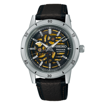 Seiko Presage SSA461 – Black Dial Leather Strap