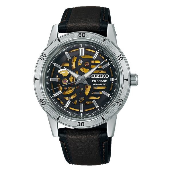 Seiko Presage SSA461 – Black Dial Leather Strap