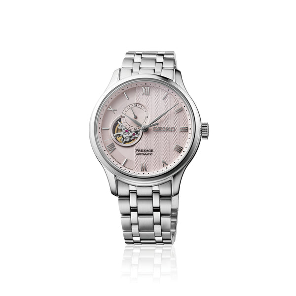 Seiko Presage SSA465 – Pink Dial Stainless Steel