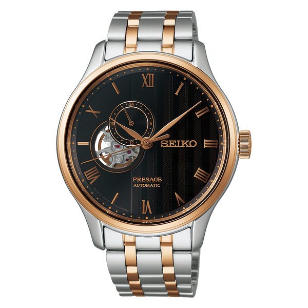 Seiko Presage SSA466 – Brown Dial Gold-Tone Stainless Steel