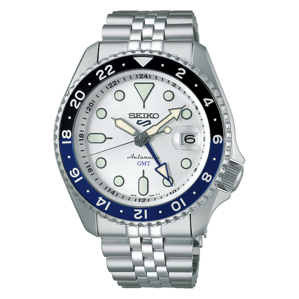 Seiko 5 Sports SSK033 – GMT Automatic (42.5mm, White Dial)