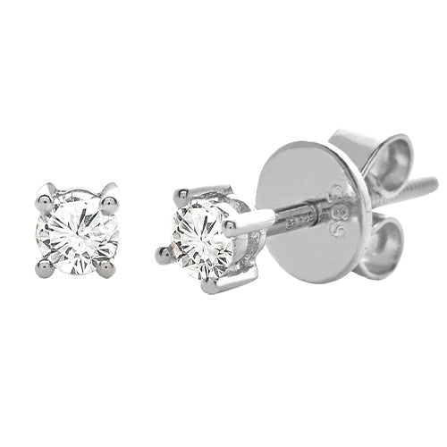 14KW 0.35CTW DIAMOND STUD EARRINGS