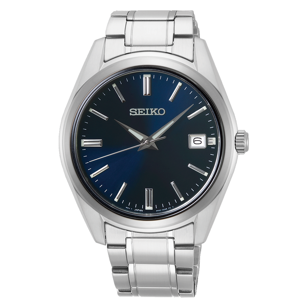 Seiko SUR309 – Quartz with Blue Dial & Stainless Steel Bracelet