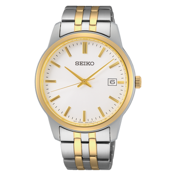 Seiko SUR402 – Two-Tone Quartz Classic