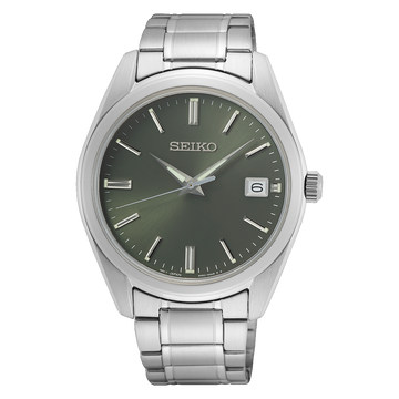 Seiko SUR527 – Elegant Blue Quartz Watch