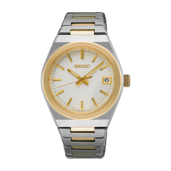 Seiko SUR578 – Elegant Gold-Plated Quartz Watch