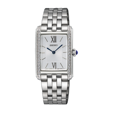 Seiko SWR091 – Sleek Silver Quartz Watch
