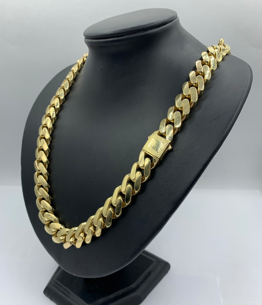 24 INCH 10K CUBAN LINK GOLD CHAIN