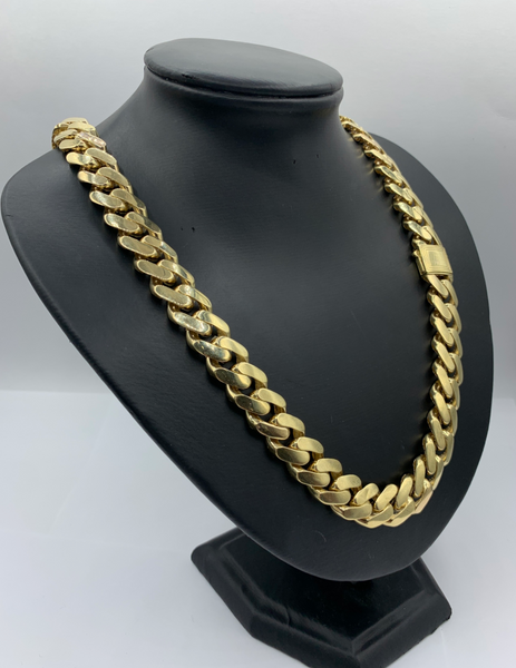 24 INCH 10K CUBAN LINK GOLD CHAIN