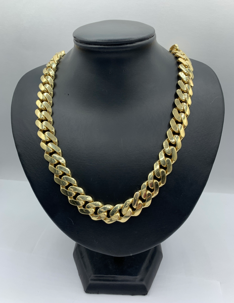 24 INCH 10K CUBAN LINK GOLD CHAIN