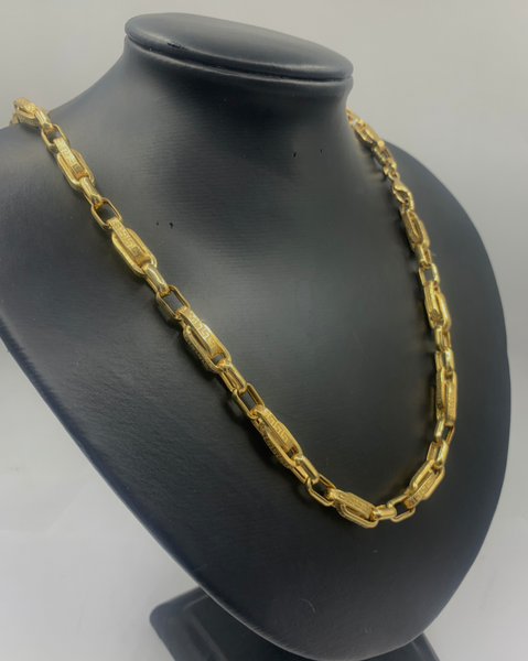 Figarope SuperKey Link 10Kt Mens Gold Chain