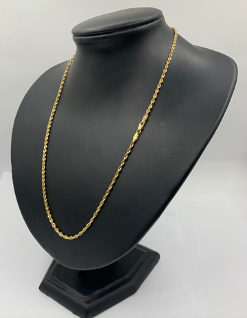 20 Inch 10kt Yellow Gold Quint Rope Chains