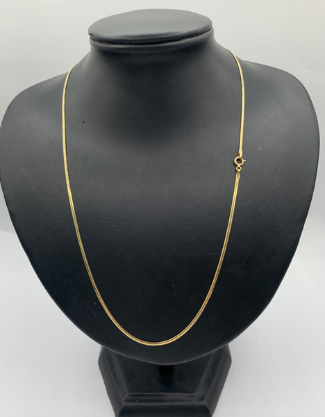 22 Inch 10K Gold Solid Designer Chain
