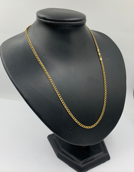 20 Inch 10k Gold Cuban Link Mens' Chain