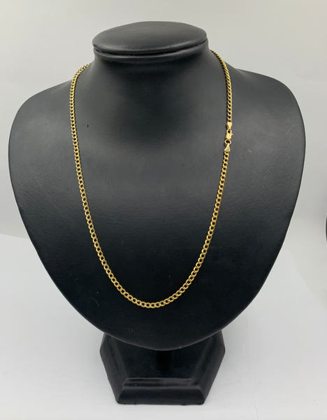 20 Inch 10k Gold Cuban Link Mens' Chain