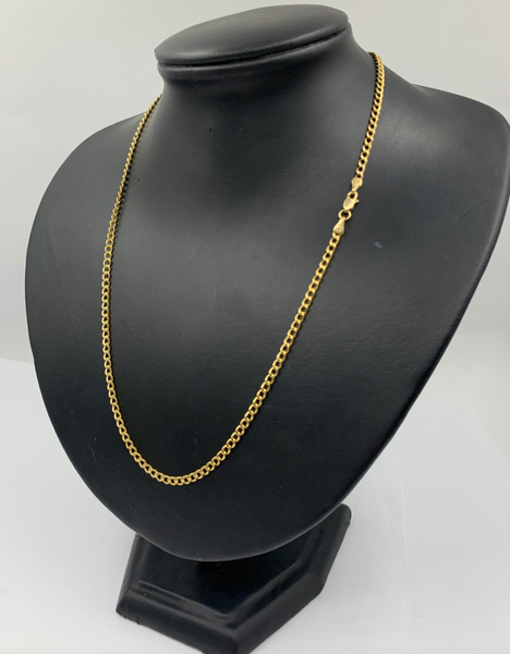 20 Inch 10k Gold Cuban Link Mens' Chain