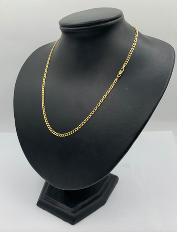 18 Inch 10k Gold Hollow Cuban Chains