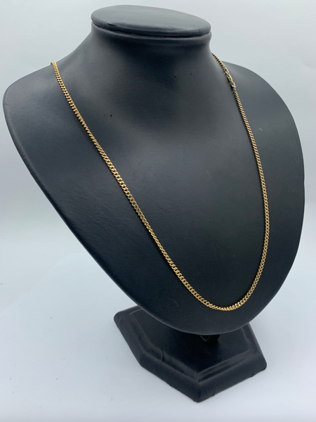 24 Inch 10K Gold Mini Link Chain