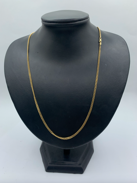24 Inch 10K Gold Mini Link Chain