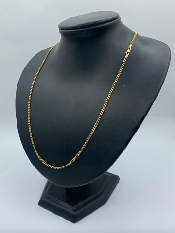 24 Inch 10K Gold Mini Link Chain