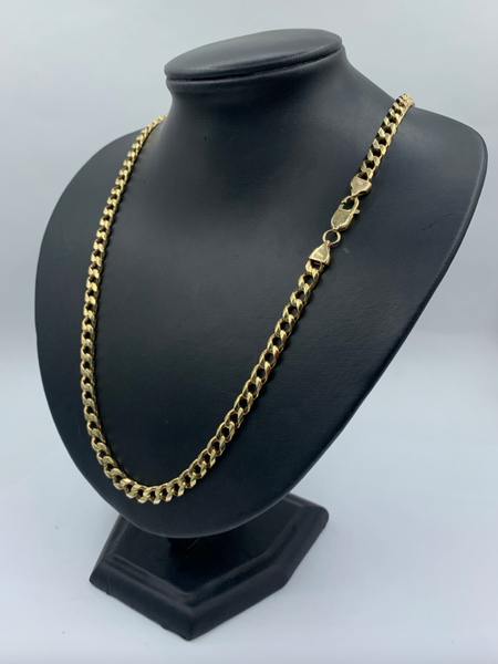 26 Inch 10K Gold Miami Cuban Link Mens' Chain