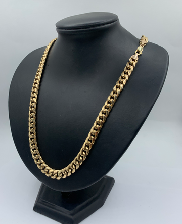 30 Inch 10K Gold Cuban Link Mens' Chain