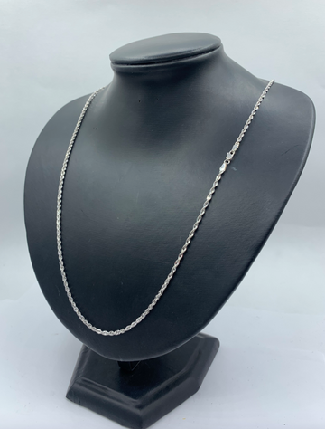 24 Inch 10k Gold Singapore Rope Designer Chain