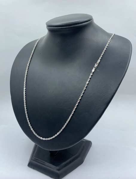 24 Inch 10k Gold Singapore Rope Designer Chain