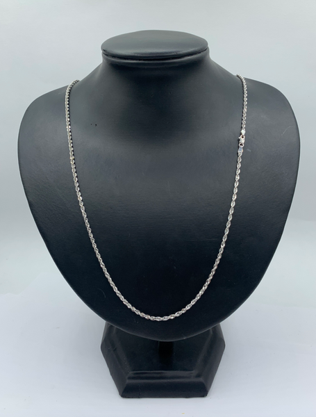 24 Inch 10k Gold Singapore Rope Designer Chain